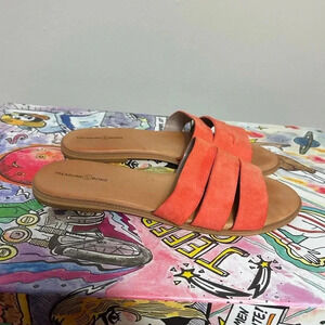 Treasure & Bond Orange Suede Sandals